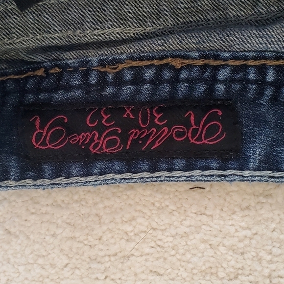 ROCK & ROLL  COWGIRL JEANS. sz 30x32. Mid rise. Boot cut - Picture 4 of 7